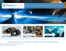 Tablet Screenshot of elastomer-solutions.com